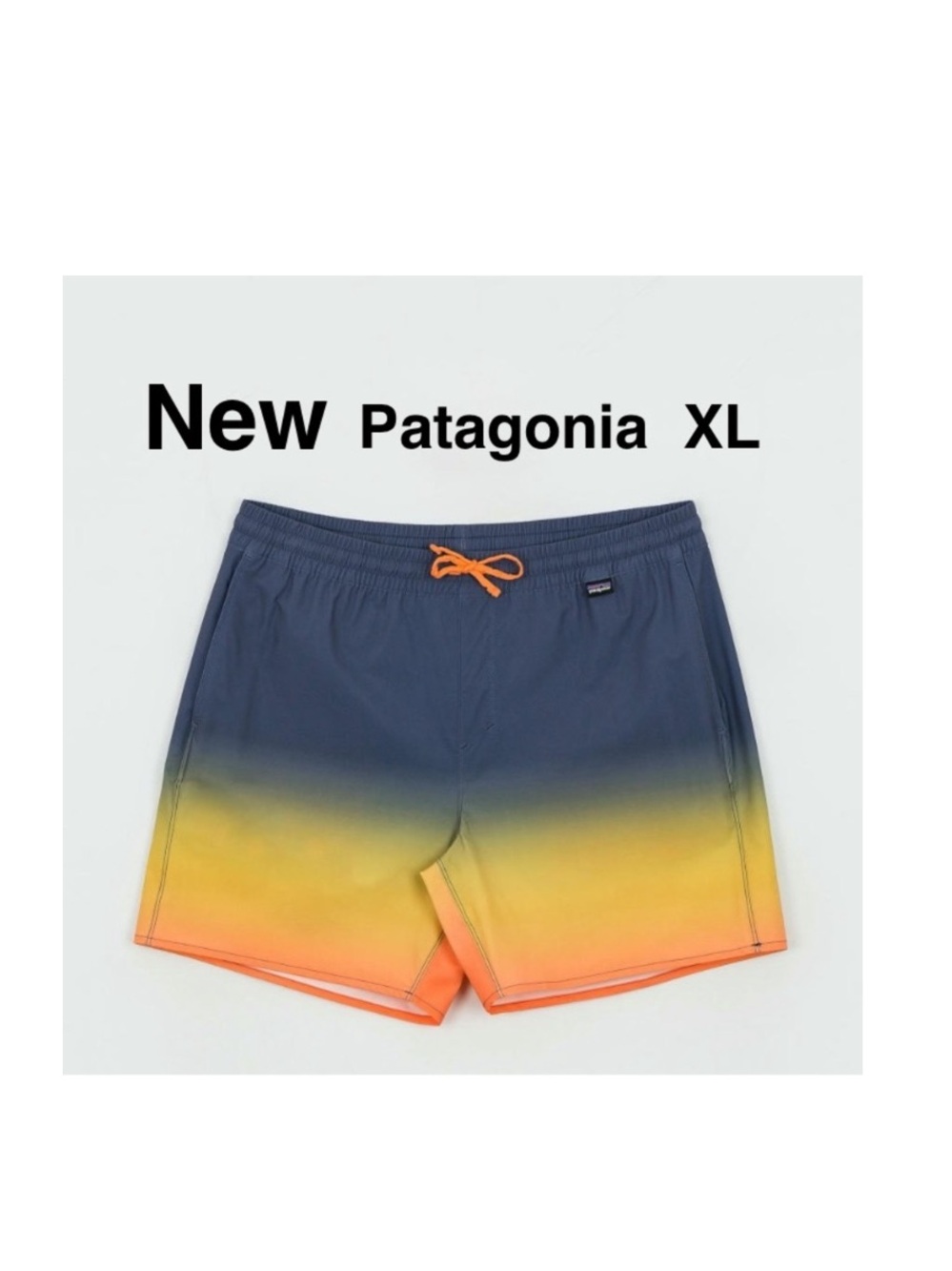 New Patagonia Hydropeak Volley Shorts -16" size XL ORANGE can be unisex ⭐️⭐️⭐️⭐️